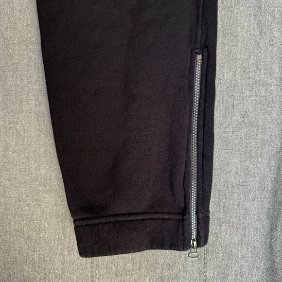 Cotton Citizen Bronx Sweatpants Black Silver Ankle Zipper Pants Size XXL - Picture 6 of 15
